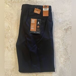 Haggar Mynx Gabardine Smart Fiber Black Dress Pant *New w/ Tags* Sz 34 x 32
